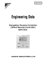 Daikin BRC1E61 Engineeiring Data preview