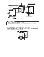 Предварительный просмотр 10 страницы Daikin BRC1E62 Installation Manual