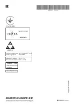 Preview for 12 page of Daikin BRC1H52K Installation And Operation Manual