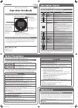 Preview for 1 page of Daikin BRC1H62W Operation Handbook