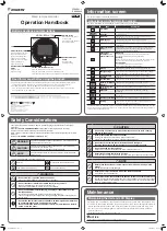 Daikin BRC1H71W Operation Handbook preview