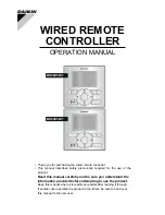 Daikin BRC2E52C7 Operation Manual preview