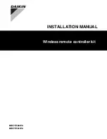 Daikin BRC7E530W8 Installation Manual preview