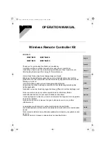 Предварительный просмотр 1 страницы Daikin BRC7E618: BRC7E619 Operation Manual