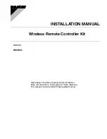 Preview for 1 page of Daikin BRC7E83 Installation Manual