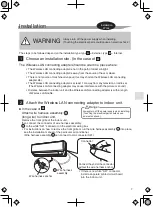 Предварительный просмотр 9 страницы Daikin BRP072C42 Installation Manual