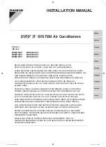 Preview for 1 page of Daikin BS10Q14AV1 Installation Manual