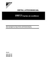 Предварительный просмотр 1 страницы Daikin BS1Q10A7V1B Installation Manual