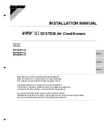 Preview for 1 page of Daikin BSVQ36PVJU Installation Manual