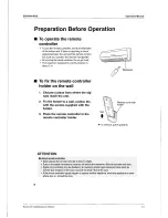 Preview for 8 page of Daikin C-Series Operation Manual