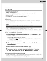 Preview for 9 page of Daikin CDXM25RVMA Operation Manuals