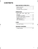 Preview for 2 page of Daikin CDXS25CVMA Operation Manual