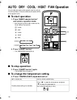 Предварительный просмотр 11 страницы Daikin CDXS25CVMA Operation Manual