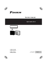 Preview for 1 page of Daikin Comfora ATXP20~35L2V1B Service Manual