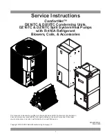 Daikin ComfortNet DX16TC Series Service Instructions Manual предпросмотр