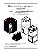 Предварительный просмотр 1 страницы Daikin ComfortNet DX18TC Series Service Instructions Manual