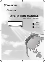Preview for 1 page of Daikin Cora FTXV20WVMA Operation Manual