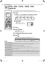 Preview for 12 page of Daikin Cora FTXV20WVMA Operation Manual