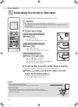 Предварительный просмотр 14 страницы Daikin Cora FTXV20WVMA Operation Manual