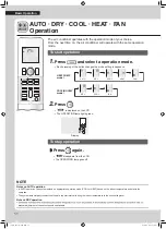 Preview for 92 page of Daikin Cora FTXV20WVMA Operation Manual