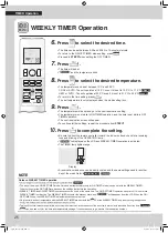 Preview for 106 page of Daikin Cora FTXV20WVMA Operation Manual