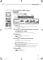 Предварительный просмотр 23 страницы Daikin CTKB25TVMG Operation Manual