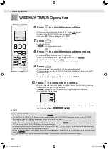 Предварительный просмотр 24 страницы Daikin CTKB25TVMG Operation Manual