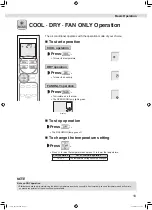 Preview for 11 page of Daikin CTKC25WVMG Operation Manual