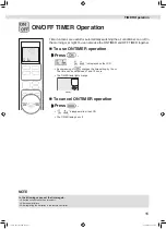 Preview for 17 page of Daikin CTKC25WVMG Operation Manual