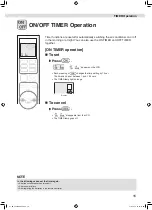 Preview for 17 page of Daikin CTXF20TVMA Operation Manual