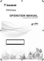 Daikin CTXF50TVMA Operation Manual preview