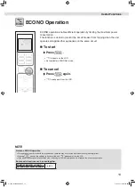 Предварительный просмотр 15 страницы Daikin CTXF50TVMA Operation Manual