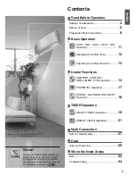 Preview for 3 page of Daikin CTXG09QVJUS Operation Manual