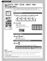 Предварительный просмотр 12 страницы Daikin CTXG09QVJUS Operation Manual