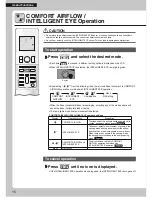 Preview for 16 page of Daikin CTXG09QVJUW Operation Manual