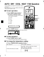 Preview for 11 page of Daikin CTXG50EV1BS Operation Manual