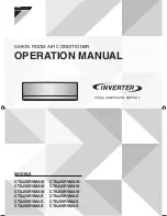 Предварительный просмотр 1 страницы Daikin CTXJ25RVMAW Operation Manual