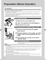 Preview for 10 page of Daikin CTXJ25RVMAW Operation Manual