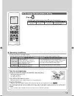 Preview for 13 page of Daikin CTXJ25RVMAW Operation Manual