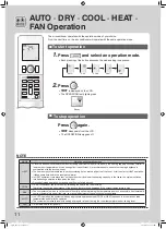 Preview for 12 page of Daikin CTXS15K2V1B Operation Manual