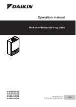 Daikin D2CND-A1A Operation Manual preview