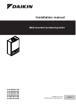 Daikin D2CND028A1AB Installation Manual preview