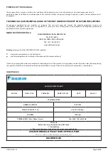 Предварительный просмотр 4 страницы Daikin DAFU-1000 Installation, Operation And Maintenance Manual