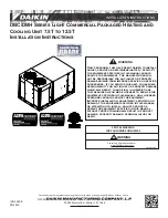 Daikin DBC Series Installation Instructions Manual preview