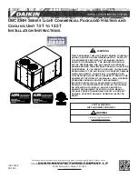 Preview for 1 page of Daikin DBC Series Installation Instructions Manual