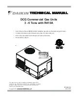 Preview for 1 page of Daikin DCG036XXX1DXXX Technical Manual