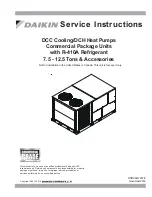 Предварительный просмотр 47 страницы Daikin DCH048 SERIES Service Instructions Manual