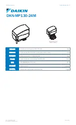 Предварительный просмотр 1 страницы Daikin DKN-MP130-24M Installation Instructions Manual