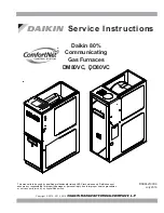 Daikin DM80VC Service Instructions Manual preview