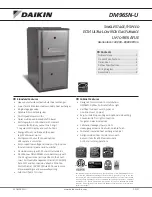 Preview for 1 page of Daikin DM96SN Manual